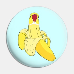 banana indian ringneck Pin