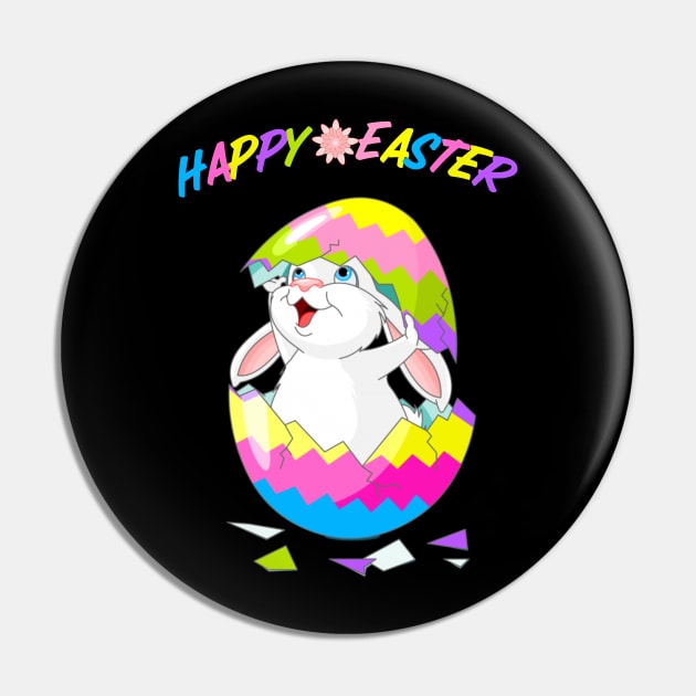 Happy Easter Pin by UnderDesign