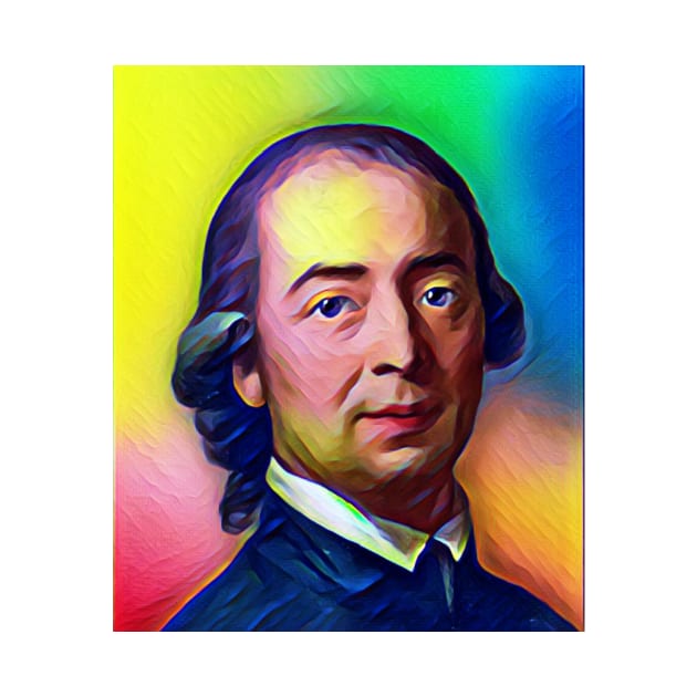 Johann Gottfried Herder Colourful Portrait | Johann Gottfried Herder Artwork 7 by JustLit