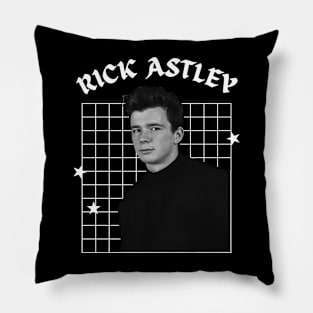 Rick astley --- aesthetic Pillow