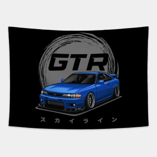 Skyline GTR R33 (Blue) Tapestry