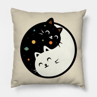 Space Kittens - Cute cats in space Pillow