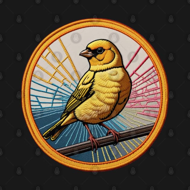 Canary Embroidered Patch by Xie