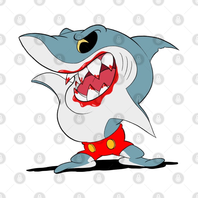 Jaws Shark (transparent) by Kevcraven