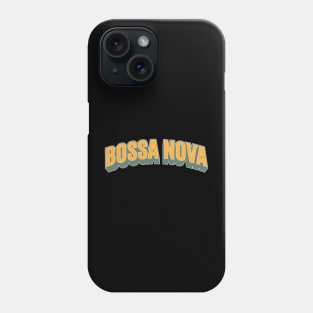 Bossa Nova Groove - Brazilian Rhythmic Logo Apparel Phone Case