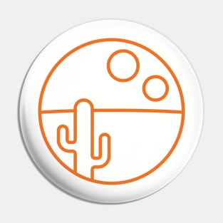 Camp Tatooine (Bright Orange) Pin