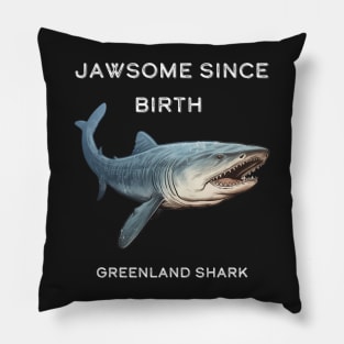 Greenland Shark Pun Pillow