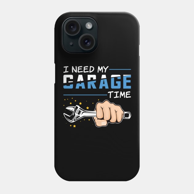 Time In The Garage Tuning Tuner Phone Case by CrissWild