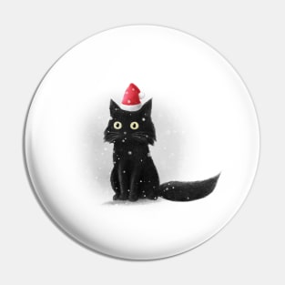 Christmas Cat Pin