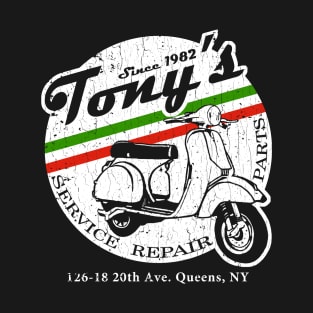 Tony's Scooter Repair (vintage look) T-Shirt