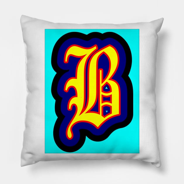 letter B Pillow by RAK20