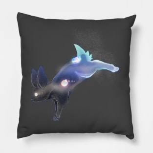 Bunny in space Pillow