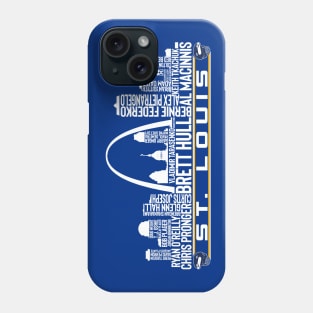 St. Louis Hockey Team All Time Legends, St. Louis City Skyline Phone Case