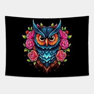 Owl Valentine Day Tapestry