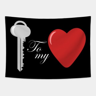 Key To My Heart Tapestry