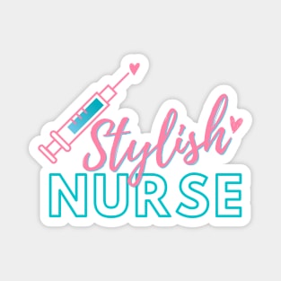 Stylish Nurse - Nurse Design Magnet
