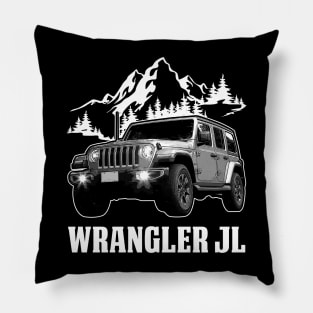 Wrangler JL jeep car name Pillow