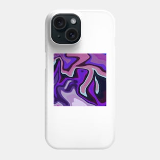 Acrylic pour purple Phone Case