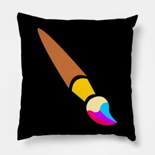 Androgyne Paintbrush Pillow