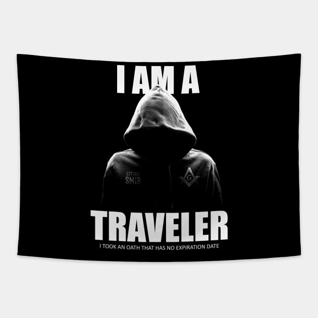 I am a Traveler Masonic Freemason Tapestry by Master Mason Made