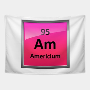 Americium Periodic Table Element Symbol Tapestry