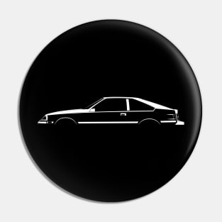 Toyota Celica Liftback (A60) Silhouette Pin