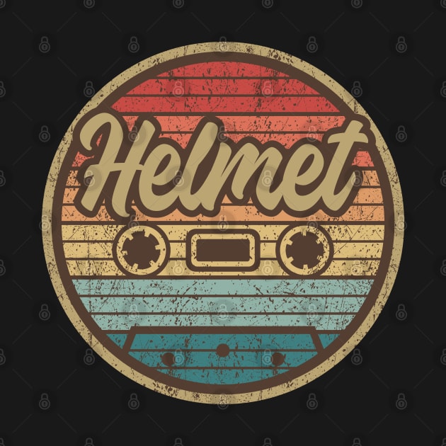 Helmet Retro Cassette by penciltimes