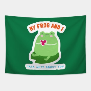 My Frog and I Tapestry