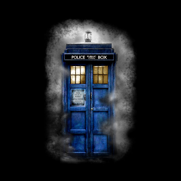 Haunting Blue Phone Booth - Tardis - Phone Case