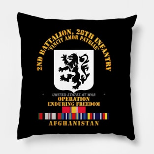 2nd Bn, 28th Infantry - OEF - Afghanistan w SVC Pillow