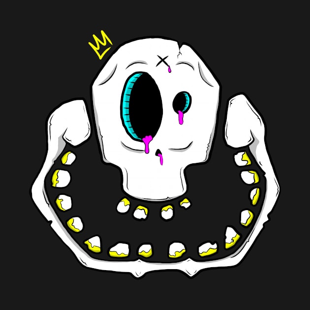 Smiley Skull by nooneevergetsit