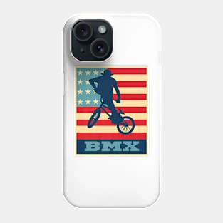 American Flag Bmx Retro Vintage Bmx Phone Case