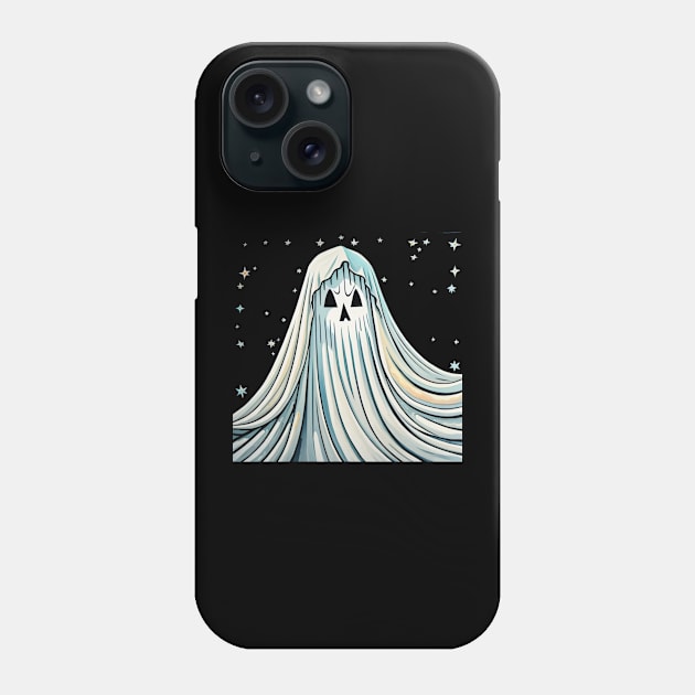 White sheet ghost Phone Case by Virshan