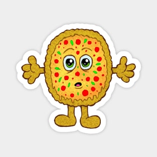 Cartoon Pizza Magnet