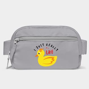 I just really like ducks ok Bag