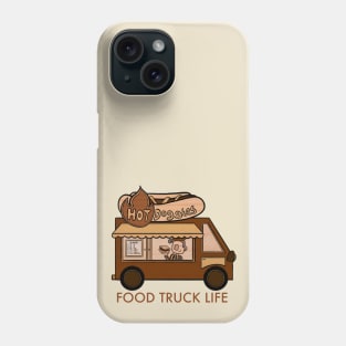 Food truck life for hot dog design Phone Case