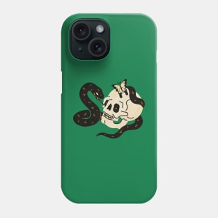 bone witth snake Phone Case