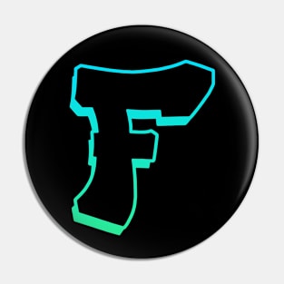 Letter F - Outline Pin