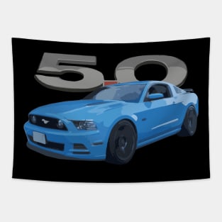 GRABBER BLUE MUSTANG GT S197 Tapestry