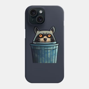 Trash panda in Garbage Can, Raccoon Alternate Phone Case