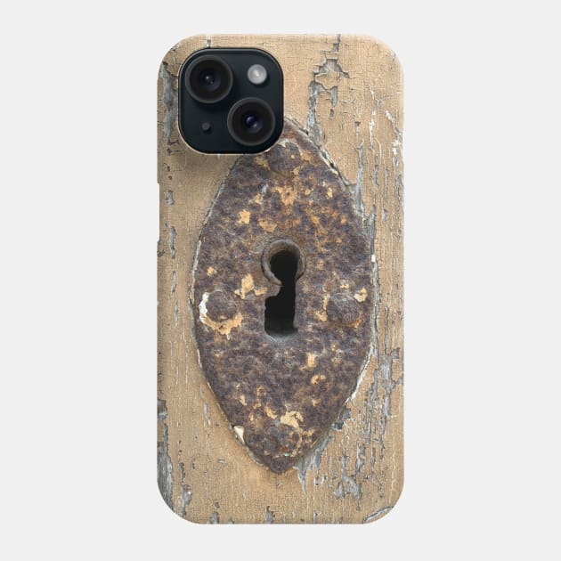 The brown keyhole Phone Case by Rustic Portal