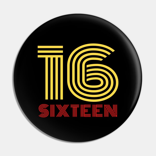 16 sixteen Pin by JB's Design Store