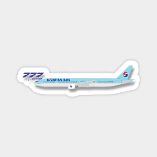 Korean Airlines Boeing 777 Magnet