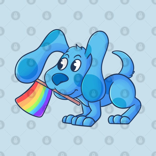 Blue Says Pride🏳️‍🌈 by FloofflebuttArts