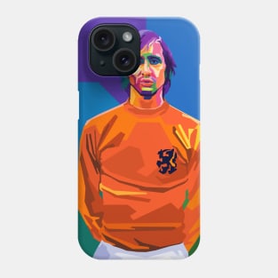 Johan Cruyff Wpap Pop Art Phone Case