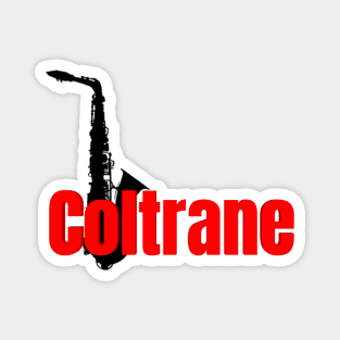 Coltrane Red & Black Magnet