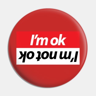 I'm ok funny design for car guys Pin