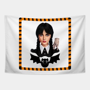 Wednesday Addams Jenna Ortega Tapestry