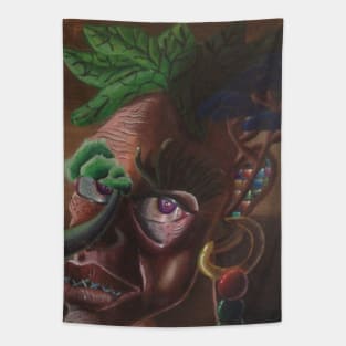 Vegetable Man Tapestry