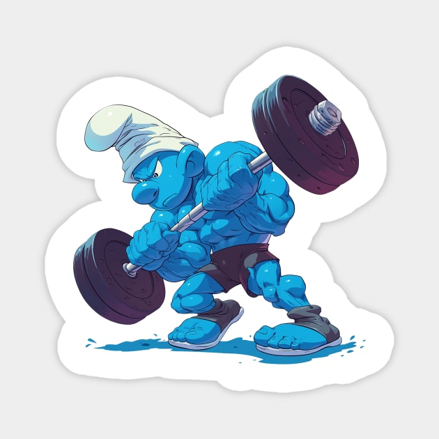 smurf Magnet by peterdoraki